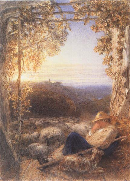 Samuel Palmer The Sleeping Shepherd